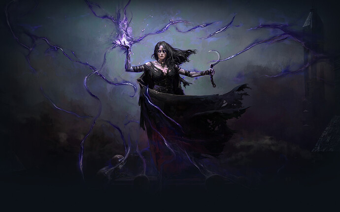 Path of Exile 2 Witch Class Art